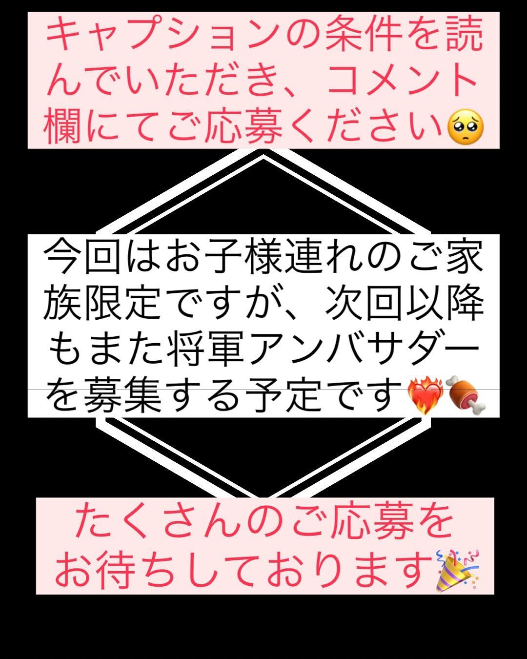 ✨🌸将軍アンバサダー大募集🌸✨